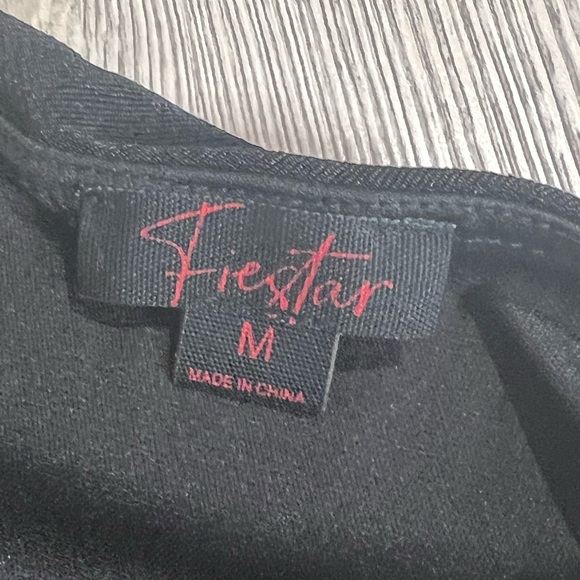 Fiestar One Shoulder Ruched Black Dress Size Medium - Picture 6 of 9